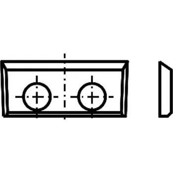"IGM Žiletka tvrdokovová - 16x7x1,5 UNI bez lamačů"