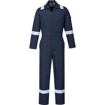 Pracovní kombinéza PortWest | Dámská kombinéza Bizflame Plus 350g - Navy / L / L / modrá