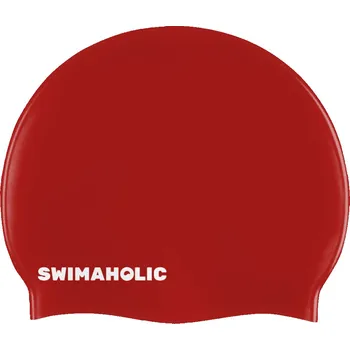 Plavecká čepice Swimaholic Seamless Cap Červená