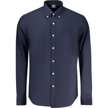 Pánská košile Pánská modrá košile s dlouhým rukávem NORWAY 1963 modrá 3506785