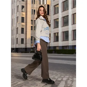 Dámská móda Sinsay - Kalhoty wide leg - hnědá - 913AW-84X - 913AW-84X-XXS-2