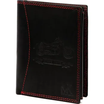 Pánská peněženka Money Kepper CDD 5601 BIKE černá, červená