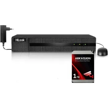 DVR/NVR/HVR záznamové zařízení Hilook 5v1 4kanálový 5MP DVR-4CH-5MP s 1TB diskem