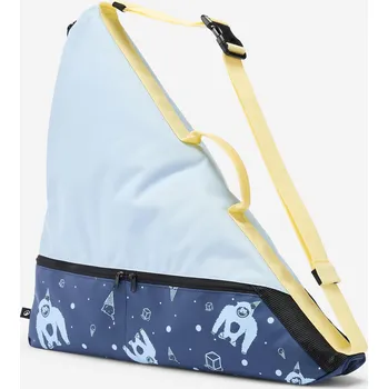 Sportovní taška OXELO Taška na dětské lední brusle 3v1 MODRÁ|ŽLUTÁ