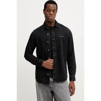 Pánská košile Džínová košile Marc O'Polo 528912922006 černá 99X, vel. M