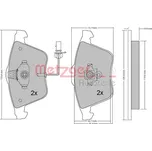 Sada brzdových destiček, kotoučová brzda, 1170099