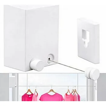 Sušák na prádlo Zatahovací šňůra na prádlo