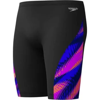 Pánské plavky Speedo Digi V-Cut Jammer Black/Purple L - UK36