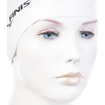 Plavecká čepička Finis Silicone Cap Bílá