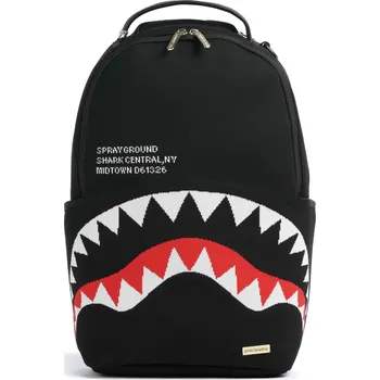 turistický batoh Sprayground Shark Central Knit Batoh 45cm, 17L, černá, umělé vlákno, 50555341