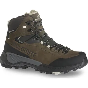 Pánská treková obuv Dolomite outdoorová obuv Vernale Leather High GTX 2026 Tmavě červená 9 UK