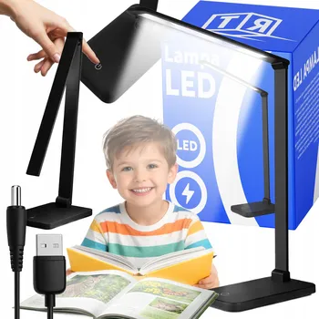 Lampička Stolní lampička RETOO moderní černá, výkon až 5 W