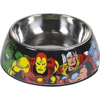 Miska pro psa Jedna kovová miska For Fan Pets vícebarevná 0,18 l