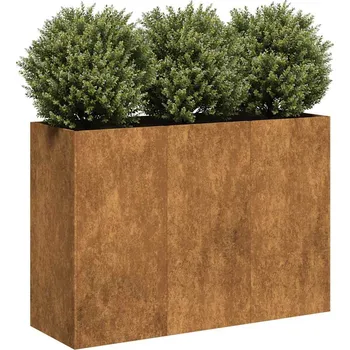 Truhlík Truhlík rezavá 120x40x80 cm povětrnostně odolná ocel