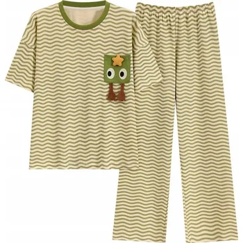 Dámské pyžamo Dámské ROZEPÍNACÍ pyžamo KOMPLET tričko a kalhoty do nemocnice, sanatoria L