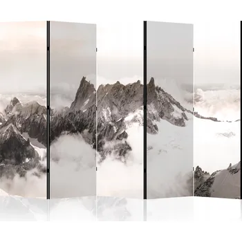 Paraván Dekorační paraván jednostranný, zástěna, dělící stěna 225x172 cm - Motiv: Květiny