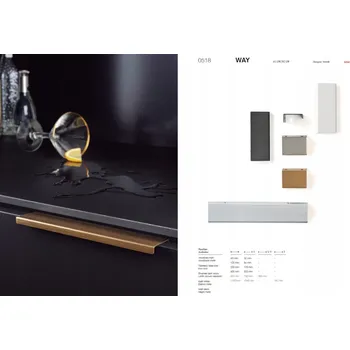 Nábytková úchytka VIEFE 0518 WAY bílá matná 0518320LM1