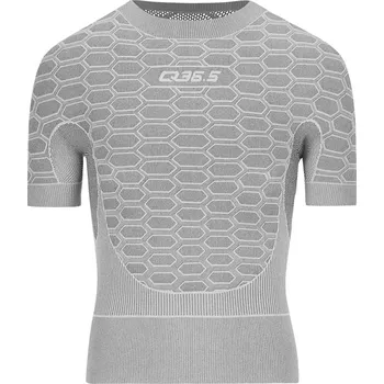 cyklistický dres Q36.5 Spodní cyklistické triko Base Layer 2 short sleeves ZIMA, léto Šedá L/XL Unisex, Pánské