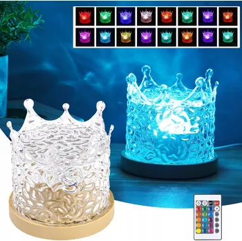 Projekční technika Polární záře Projektor Noční Oblohy Lampa Křišťálová 16 barev DÁREK