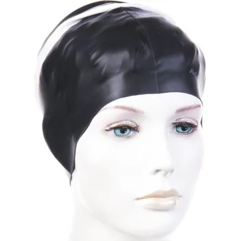 Plavecká čepička Mad Wave Multi Big Silicone Černá