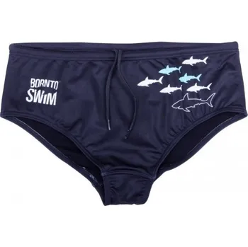 Pánské plavky BornToSwim Sharks Brief Black S
