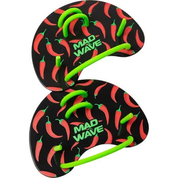 Plavecké packy Mad Wave Finger Paddles Fun Černo/červená