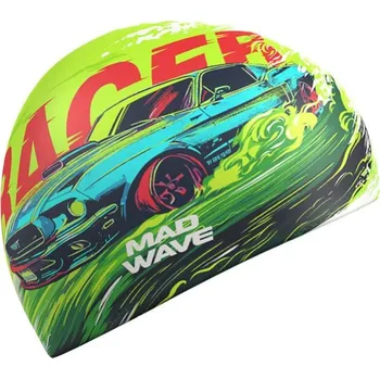 Mad Wave Racer Swimming Cap Zelená
