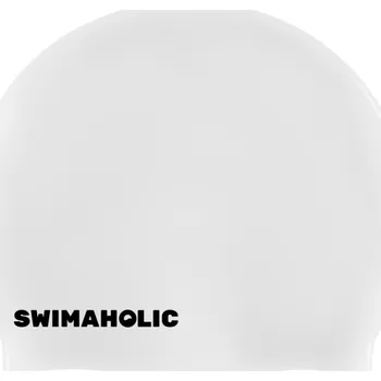 Dětská plavecká čepice Swimaholic Classic Cap Junior Bílá
