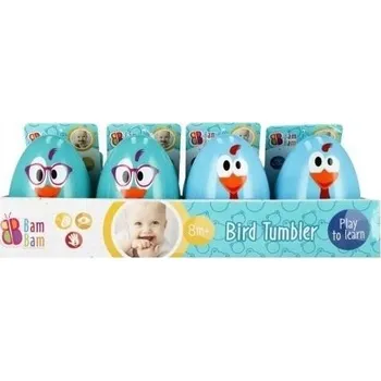 Hračka pro nejmenší HRAČKA PRO MIMINKO VÝBAVKA HRAČKA PANÁČEK VSTAVÁČEK BIRD MIX BAM BAM