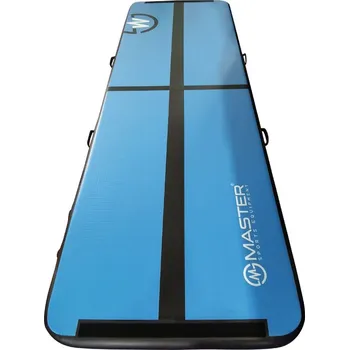 Žíněnka Airtrack MASTER nafukovací žíněnka 400 x 100 x 10 cm - modro - černá 2. jakost