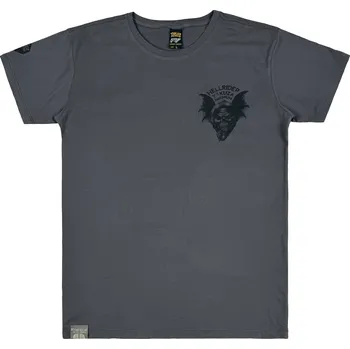 Pánská móda YAKUZA 4002 Tričko tmavě šedé - 4XL