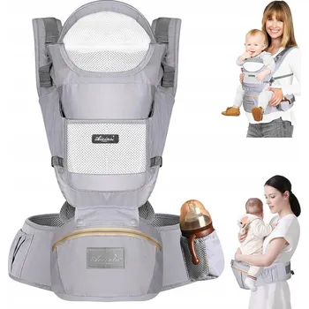 NOSÍTKO 15 V 1 BEDERNÍ NOSÍTKO 25 KG S SEDÁTKEM 0-4 ROKY, ČISTÁ BAVLNA