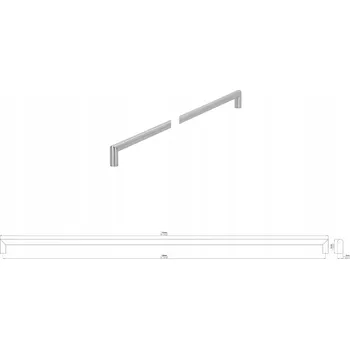 Nábytkové kování Nábytková úchytka SIRO 1406-748N1 nerezová ocel kartáčovaná ocel
