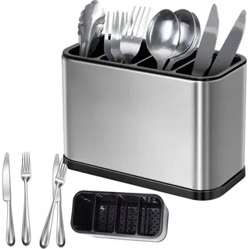 Organizace kuchyně Odkapávač na příbory, sušák, organizér s odtokem