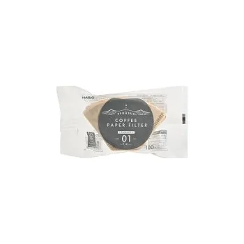 Příslušenství pro přípravu kávy Hario Pegasus Papírové filtry - nebělené - 01 - 100 ks