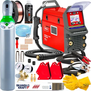 Svářečka Svářečka MIGOMAT IDEAL EXPERT MIG 210 SYNERGIA MMA TIG 200A Pájecí svařování 4T