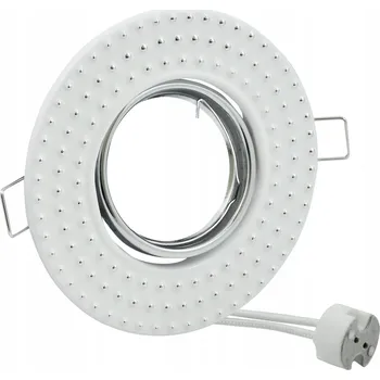 Bodové svítidlo Sanico FOBOS 7807 MR16 podhledové svítidlo kulaté, nastavitelné, bílo/stříbrné