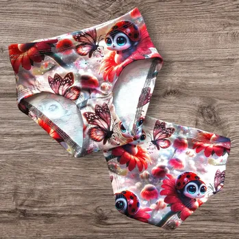 Dívčí kalhotky s vysokým pasem Velikost: 134/140 Berušky Dívčí kalhotky