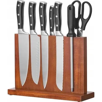 ENOKING Magnetický Blok na Nože Akátový Univerzální