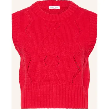 Dámský blejzr Mrs & Hugs Bezrukávník, červená