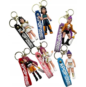 K-Pop Demon Hunters Přívěsek Na Klíče Panenka Přívěsek 10 cm Dárek Rumi Zoey