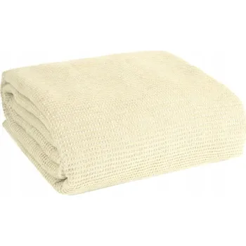 Prostěradlo Bavlna deka Eurofirany 180 cm x 220 cm béžová