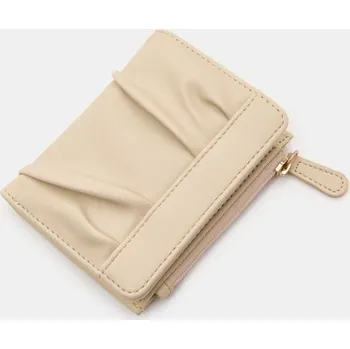 Peněženka Sinsay - Malá peněženka s dekorativním řasením - béžová - 921GW-02X - 921GW-02X-ONE