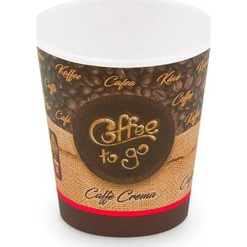 Jednorázové nádobí kelímek coffee to go 200ml/50ks