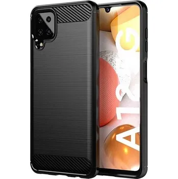 Pouzdro na mobilní telefon Kryt Samsung A12 silikon černý (obal neboli pouzdro na Samsung A12)