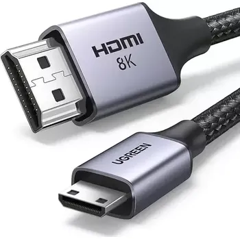 Video kabel Ugreen HD163 HDMI Mini - HDMI kabel 1m černá (15514)