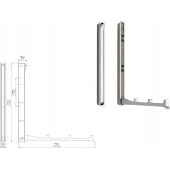 Věšák Nábytkový věšák SIRO 2227-177ZN1 chrom lesklý