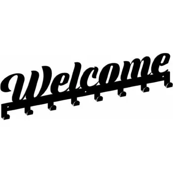 Nábytkové kování Věšák WELCOME černý