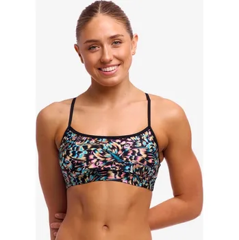 Dámské plavky Funkita Copper Cluster Swim Crop Top M - UK34