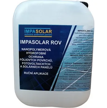 Ředidlo Impasolar ROV - hydrofobní ochrana, chránící a zvyšující výkon - ruční aplikace 5 l